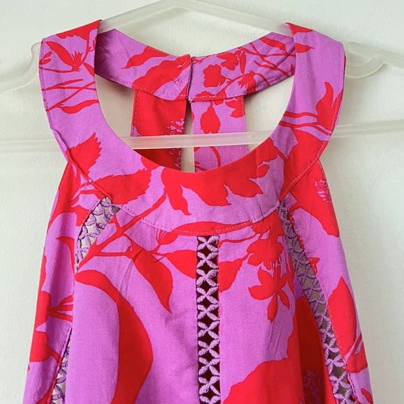 NEW! Anthropologie Abel the Label Floral Cut out Back Tie Maxi Dress, Size S - Picture 11 of 16